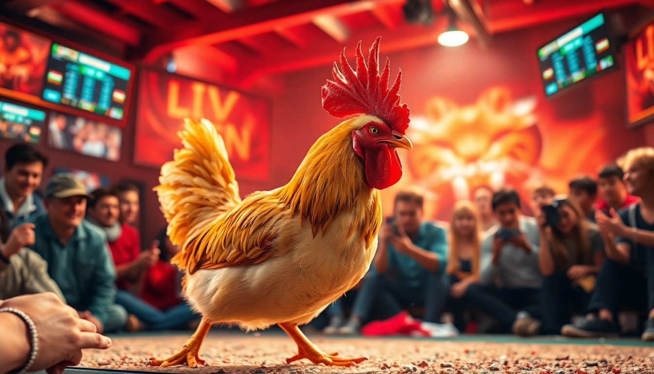 Experience the thrill of live chicken fighting on sv368win.live with dynamic betting action and vibrant visuals.